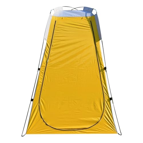 SynapSYA Duschzelt Tragbares Badezelt, wasserdichtes Umkleideraum-Schutzzelt, reißfestes Strand-Dusch-Toilettenzelt for Camping im Freien für Wandern Strand(Yellow) von SynapSYA