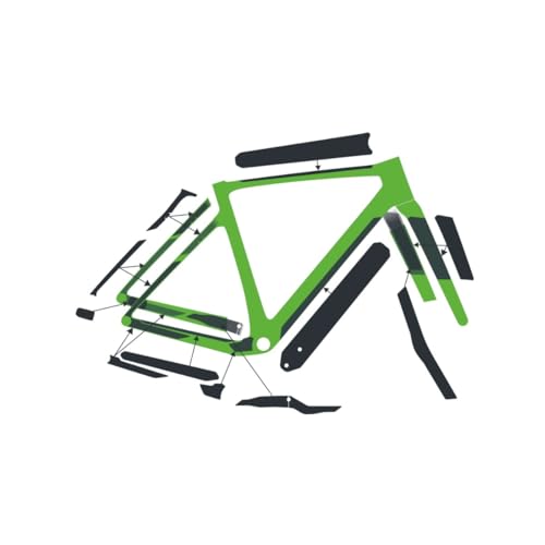 Syncros Addict Gravel Rahmenschutzfolien Set matt klar Syncros Addict Gravel Rahmenschutzfolien Set matt klar von Syncros