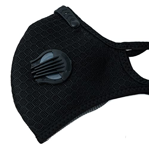 System-S Staub Maske austauschbarer Aktivkohle Filter Nylon für Outdoor Jogging Schwarz System-S Staub Maske austauschbarer Aktivkohle Filter Nylon für Outdoor Jogging Schwarz von System-S