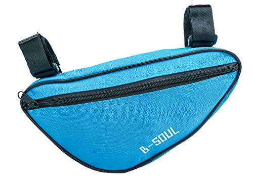 System-S wasserfest Dreiecktasche Rahmentasche Triangeltasche Fahrrad Tasche, Blau, Standard von System-S