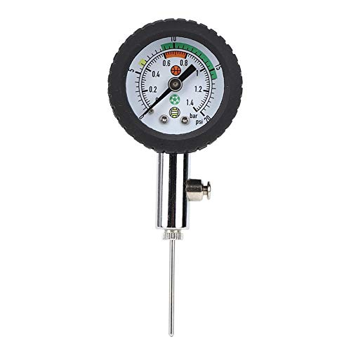 T best Ball-Manometer, tragbares Fußball-Basketball-Volleyball-Fußball-Zeiger-Manometer Innendruck-Messtabelle Professionelles Metallgas-Manometer T best Ball-Manometer, tragbares Fußball-Basketball-Volleyball-Fußball-Zeiger-Manometer Innendruck-Messtabelle Professionelles Metallgas-Manometer von T best