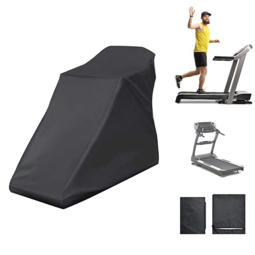 Tbest Laufbandabdeckung Sport Laufband Schutzhülle für Laufmaschine, Staubschutz, Wasserdicht und UV-beständig 210D Oxford-Gewebe mit versilberte von Tbest