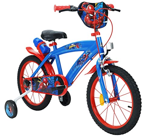 16 Zoll Kinder Fahrrad Jungen Jungenfahrrad Kinderfahrrad Kinderrad Rad Bike Disney Spiderman Marvel TOIMSA 21901w von T&Y Trade