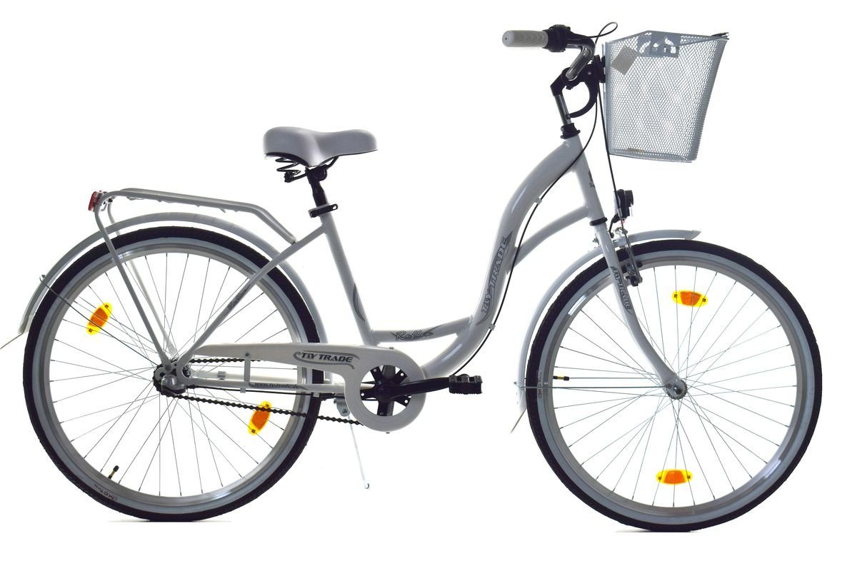 T&Y Trade Cityrad 26 Zoll Mädchen Damen City Fahrrad Rad Bike 3 GANG NEXUS Reflex Weiß, 3 Gang Shimano, Nabenschaltung, Rücktritt, Gepäckträger, Licht, 3 Nexus Gang, Seitenständer, Korb T&Y Trade Cityrad 26 Zoll Mädchen Damen City Fahrrad Rad Bike 3 GANG NEXUS Reflex Weiß, 3 Gang Shimano, Nabenschaltung, Rücktritt, Gepäckträger, Licht, 3 Nexus Gang, Seitenständer, Korb von T&Y Trade
