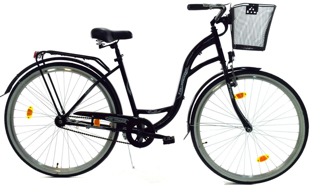 T&Y Trade Cityrad 28 Zoll Kinder Mädchen City Fahrrad Bike Rad STVO Reflex Schwarz 1 Gan, 1 Gang, Rücktritt, Gepäckträger, Licht, Seitenständer, Korb T&Y Trade Cityrad 28 Zoll Kinder Mädchen City Fahrrad Bike Rad STVO Reflex Schwarz 1 Gan, 1 Gang, Rücktritt, Gepäckträger, Licht, Seitenständer, Korb von T&Y Trade
