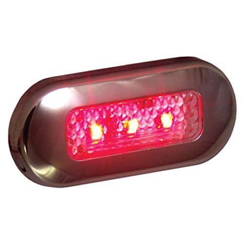 T-H Marine LED-51824-DP LED-Innenbeleuchtung, rechteckig, Rot von T-H Marine