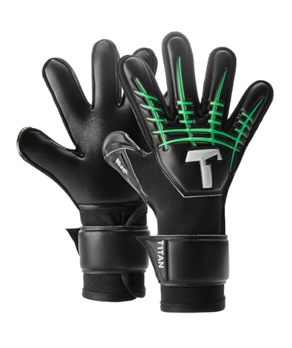 T1TAN Fluo Beast Junior 3.0 - Fussballhandschuhe für Kinder mit Flat Cut - ohne Fingerschutz - Für die Profis der Zukunft - Gr. 6 von T1TAN