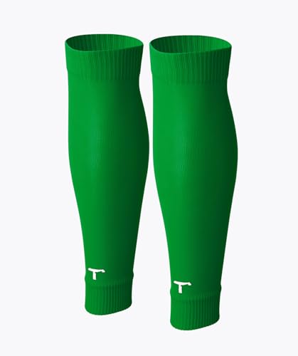 T1TAN Fußball Tube Stutzen - Herren, Damen und Kinder - Farbe grün - Größe 35-38 von T1TAN