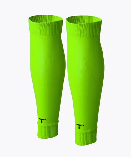 T1TAN Fußball Tube Stutzen - Herren, Damen und Kinder - Farbe hellgrün - Größe 43-46 von T1TAN