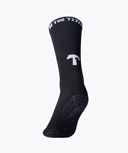 T1TAN Grip Socks - Perfekter Halt für Herren, Damen und Kinder - Farbe schwarz - Größe 35-38 von T1TAN