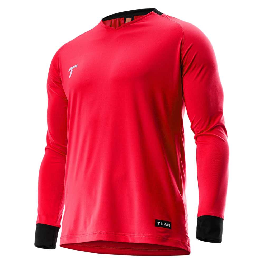 T1tan Goalkeeper Long Sleeve T-shirt Rot 2XL Mann von T1tan