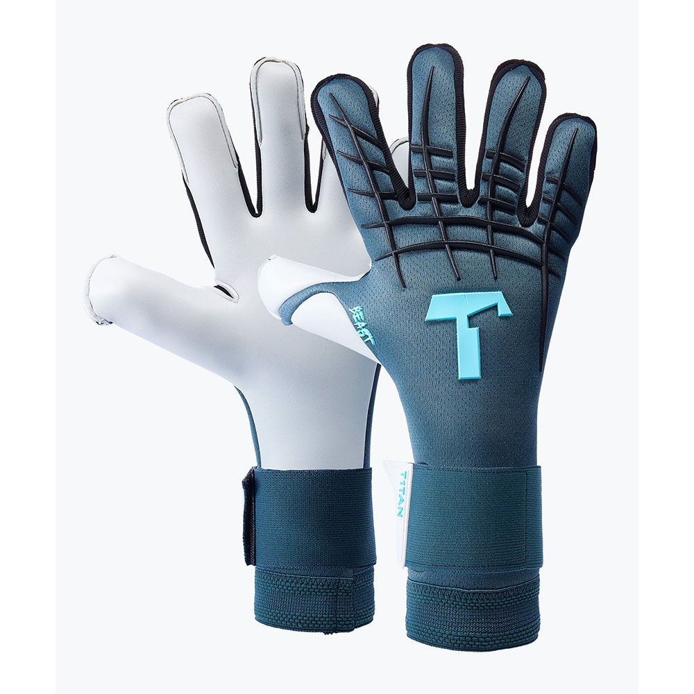 T1tan Petrol Beast 3.0 Goalkeeper Gloves Blau 10 von T1tan