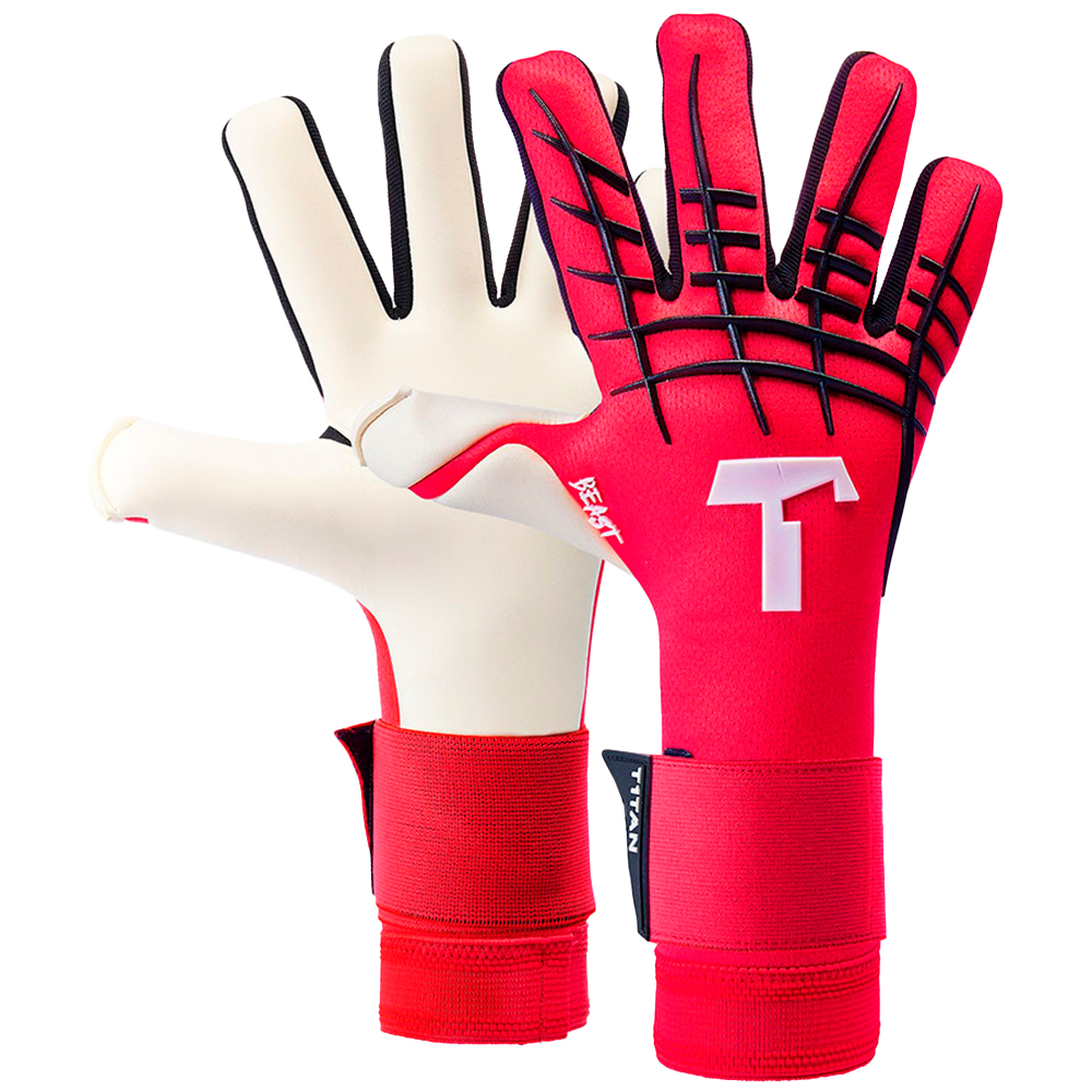 T1tan Red Beast 3.0 Goalkeeper Gloves Rot 7 von T1tan