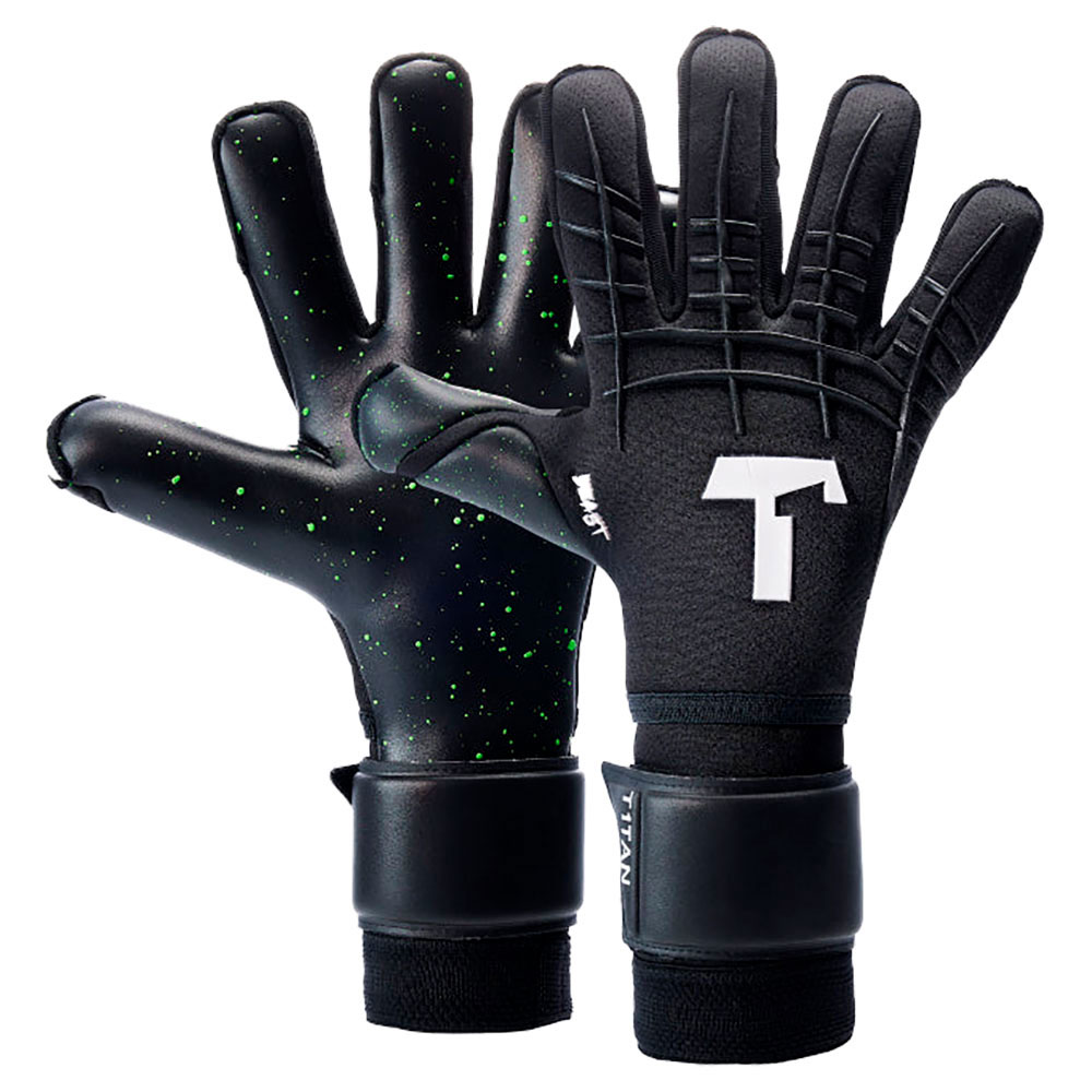 T1tan Black Beast 3.0 Goalkeeper Gloves With Finger Protection Schwarz 7 von T1tan