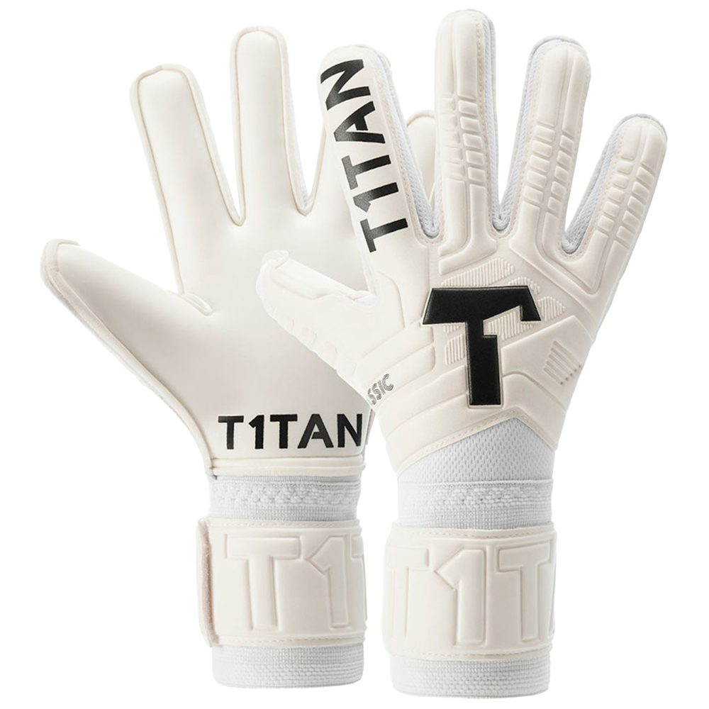 T1tan Classic 1.0 Goalkeeper Gloves With Finger Protection Weiß 7 von T1tan