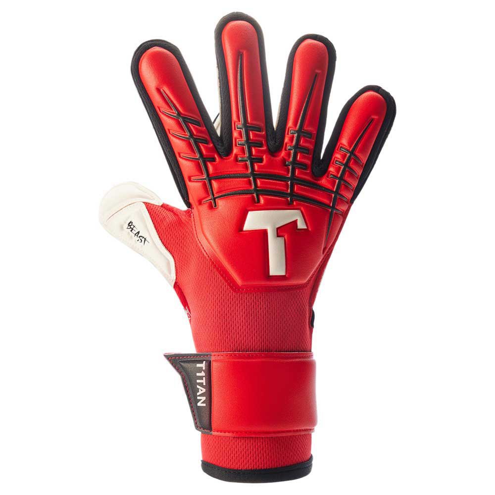 T1tan Red Beast 3.0 Junior Goalkeeper Gloves Rot 5 von T1tan