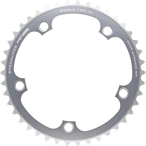 T + A TA Kettenblatt Single 44 Ø 130 außen/innen Silber Fahrrad T + A TA Kettenblatt Single 44 Ø 130 außen/innen Silber Fahrrad von TA