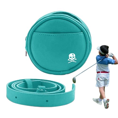 TABSIRAH Golftasche für Bälle, tragbare Tasche mit Reißverschluss, Golfliebhaber, Unterhaltungs-Tasche für Golfbälle, Armbänder, Ringe, Golf-Tees, kabelloses Headset von TABSIRAH