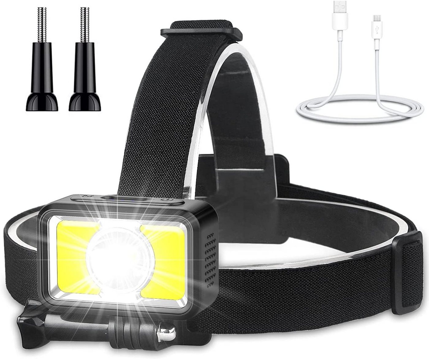 TACKLIFE LED Stirnlampe, LED USB Wiederaufladbare Kopftaschenlampe TACKLIFE LED Stirnlampe, LED USB Wiederaufladbare Kopftaschenlampe von TACKLIFE