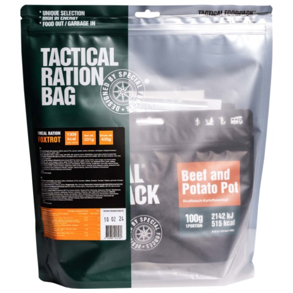 TACTICAL FOODPACK - Ration Foxtrot Gr 331 g von TACTICAL FOODPACK