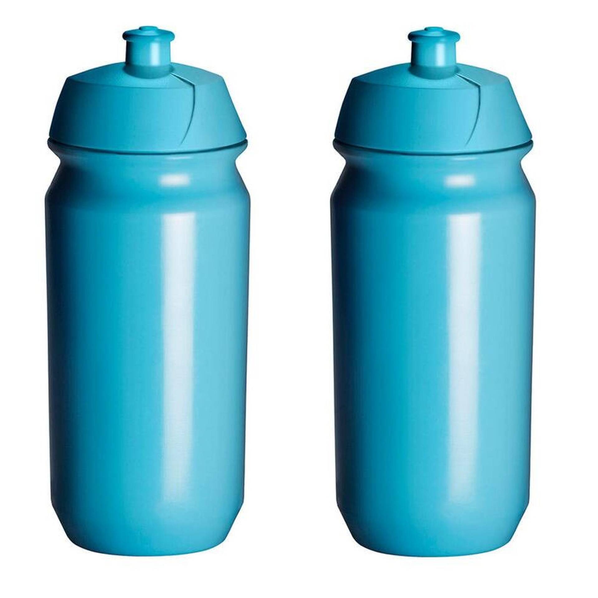 Wasserflasche - 2x 500ml - Shiva - Hellblau von TACX