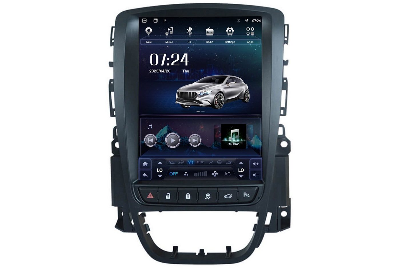 TAFFIO Für Opel Vauxhall Astra J 10,4" Touch Android Autoradio GPS CarPlay Einbau-Navigationsgerät von TAFFIO