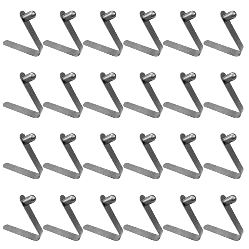 24 Stücke Kajakpaddel Push Snap Clips, Edelstah Druckknopf Clip Kajak Paddel Federclip Zeltstange Clips Edelstahl Kayak Paddle Snap Kajak-Federklammern für Zelte Kajak Paddel Zeltstange 24 Stücke Kajakpaddel Push Snap Clips, Edelstah Druckknopf Clip Kajak Paddel Federclip Zeltstange Clips Edelstahl Kayak Paddle Snap Kajak-Federklammern für Zelte Kajak Paddel Zeltstange von TAGOQUEN