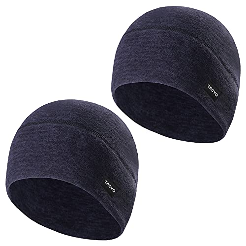 TAGVO Winter-Fleece-Mütze, Running Beanie Mütze Kopfbedeckungen mit Ohrenschützer, Helm Liner für Erwachsene Frauen und Männer elastische Größe Universal TAGVO Winter-Fleece-Mütze, Running Beanie Mütze Kopfbedeckungen mit Ohrenschützer, Helm Liner für Erwachsene Frauen und Männer elastische Größe Universal von TAGVO