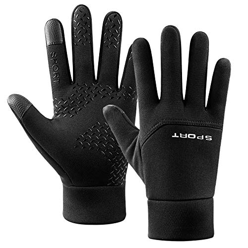 TAGVO Wintersporthandschuhe rutschfeste Fahrradhandschuhe wasserdichte Und Winddichte Outdoor-Arbeitshandschuhe Tragbare Laufhandschuhe Passgenau Super Grip Dünnes Fleece-Innenfutter Touchscreen TAGVO Wintersporthandschuhe rutschfeste Fahrradhandschuhe wasserdichte Und Winddichte Outdoor-Arbeitshandschuhe Tragbare Laufhandschuhe Passgenau Super Grip Dünnes Fleece-Innenfutter Touchscreen von TAGVO