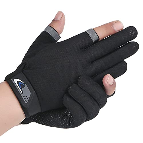 TAHUAON Ruderhandschuhe, rutschfest, für Fitnessstudio, Outdoor, Fahren, Radfahren, für Damen und Herren, Laufen, Sport, Sonnenangeln, Schwarz TAHUAON Ruderhandschuhe, rutschfest, für Fitnessstudio, Outdoor, Fahren, Radfahren, für Damen und Herren, Laufen, Sport, Sonnenangeln, Schwarz von TAHUAON