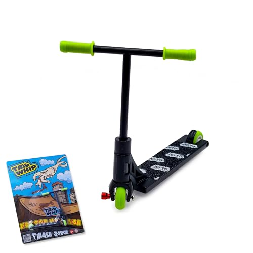 TAIL WHIP Finger Scooter aus Metall für Schwindelerregende Tricks, Mini Roller Spielzeug, das die Handmotorik fördert, Kompatibel mit Finger Tech Skateboard, Finger Skatepark, Fingerbike BMX, MBB von TAIL WHIP