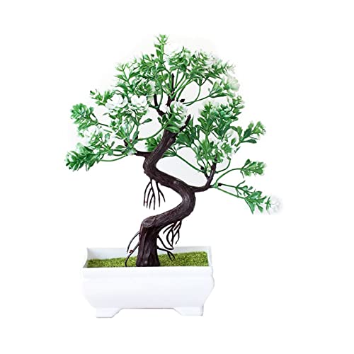 Künstlicher Bonsai-Baum, künstliche Pflanzen, Bonsai-Baum, Topfpflanzen, künstliche Blumen, Topfornamente für die Heimdekoration, Gartendekor, künstliche Pflanze im Topf, künstliche Pflanzen (Farbe: von TAIYUESHAN