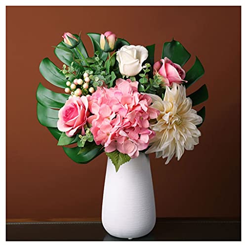 TAIYUESHAN Künstliche Blumen, künstlicher Blumenstrauß, Handstrauß, Dekoration für Wohnzimmer, Esszimmer, Tischdekoration aus Seidenblumen (CA) von TAIYUESHAN