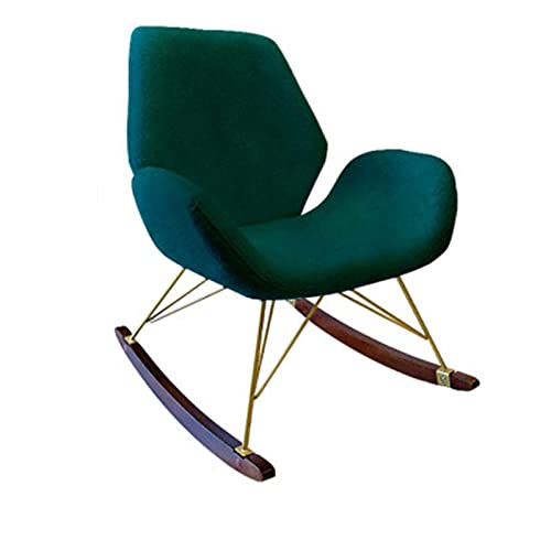 TAIYUESHAN Schaukelstuhl Schaukelstühle Moderner Balkon Lazy Schaukelstuhl Liegestuhl Home Nordic Adult Easy Chair Massivholz Freizeit Schaukelstuhl Sofa von TAIYUESHAN