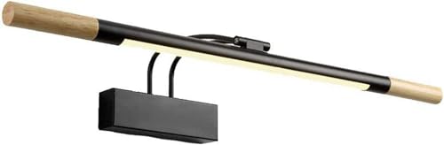 Wandleuchte Wandleuchte Led Spiegel Frontleuchte Badezimmer Schminklicht Waterpeoof Anti-Beschlag Acryl Spiegel Front Schminklicht Moderne Wandlampe Einstellbarer Winkel/Schwarz/Weiß Nachttisch Dekor von TAIYUESHAN