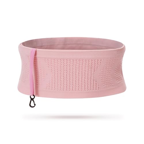 TAKOXIA Laufgürtel für Damen, Hüfttasche, Hüftgurt, elastisch, Flip-Gürtel, Pink L, 35*13cm) von TAKOXIA