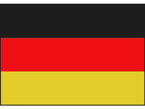 Nautische Deutschland Flagge Fahne BRD 40 x 60 cm von Talamex