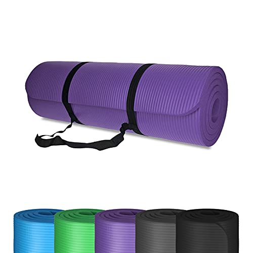 TP Komfort Yoga-Matte inkl. Trage-Gurt, Sport-Matte für Pilates, Gymnastik, Fitness-Workout, pflegeleichter Schaumstoff, rutschfest und gelenkschonend TP Komfort Yoga-Matte inkl. Trage-Gurt, Sport-Matte für Pilates, Gymnastik, Fitness-Workout, pflegeleichter Schaumstoff, rutschfest und gelenkschonend von TALK-POINT