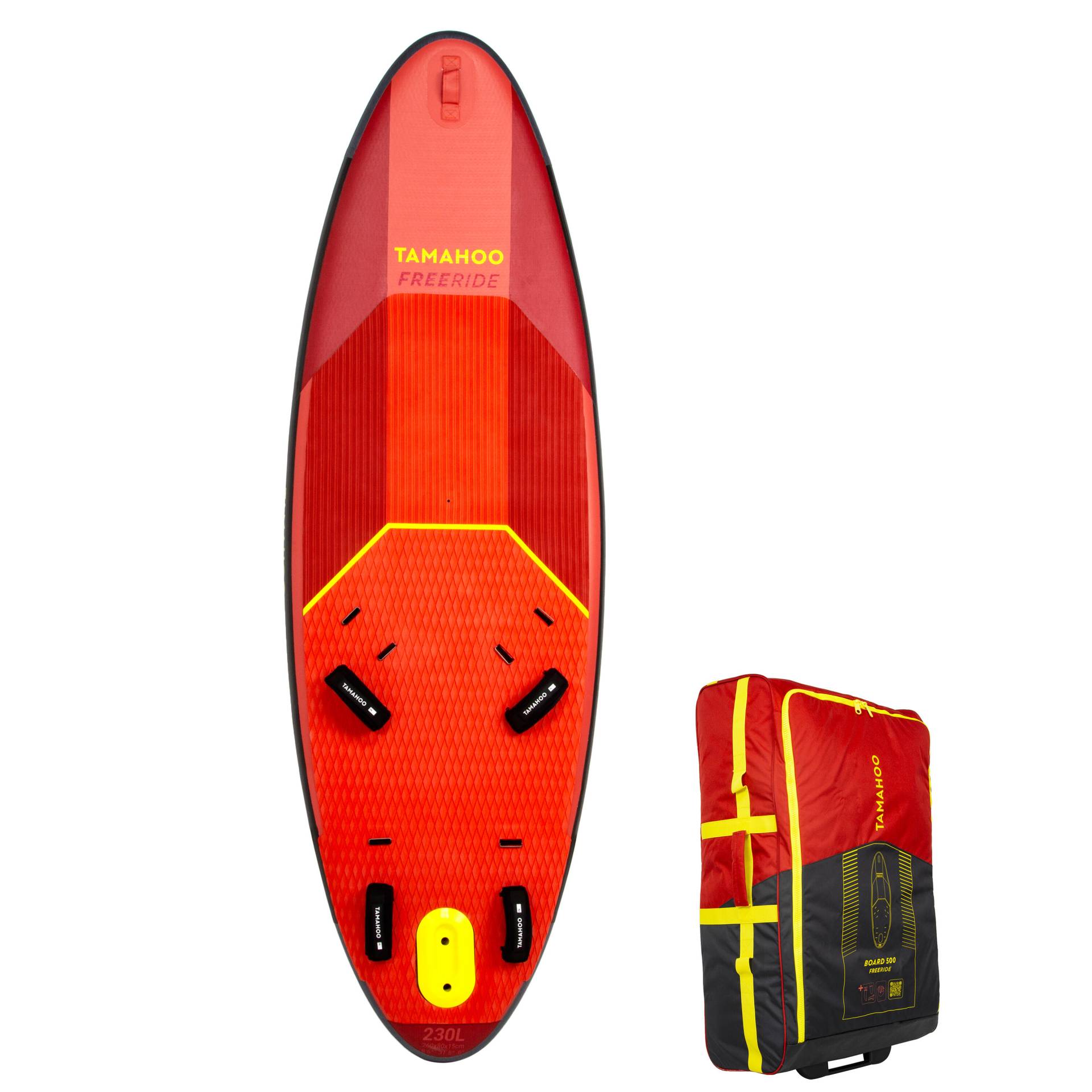 Windsurf-Board Freeride 500 aufblasbar rot von TAMAHOO