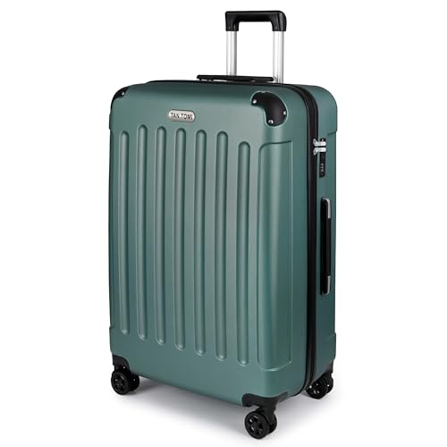 TAN.TOMI Hartschalenkoffer Trolley Koffer mit Rollen, Zahlenschloss, Teleskopgriff, Suitcase für Reisen, Geschäft, Dunkelgrau, 360°-Schwenkrollen, Dreistelliges Kombinationsschloss TAN.TOMI Hartschalenkoffer Trolley Koffer mit Rollen, Zahlenschloss, Teleskopgriff, Suitcase für Reisen, Geschäft, Dunkelgrau, 360°-Schwenkrollen, Dreistelliges Kombinationsschloss von TANTOMI
