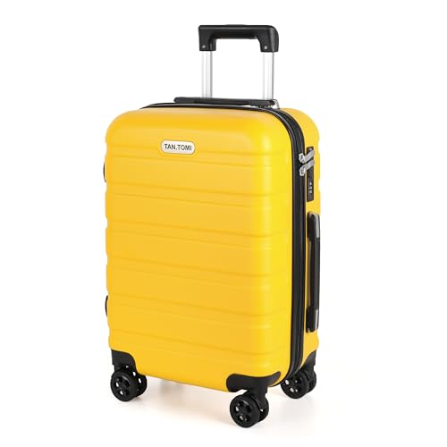 TANTOMI Handgepäck Koffer, Reisekoffer Hartschalenkoffer, Koffer & Trolley Handgepäck mit Passwortsperre, Hartschale Suitcase mit 4 Rollen(Mango) TANTOMI Handgepäck Koffer, Reisekoffer Hartschalenkoffer, Koffer & Trolley Handgepäck mit Passwortsperre, Hartschale Suitcase mit 4 Rollen(Mango) von TANTOMI