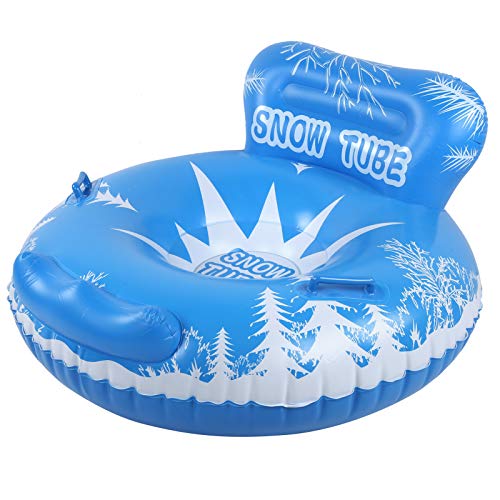 Aufblasbares Skiring-Spielzeug für den Winter im Freien, schwimmendes Skizubehör für Gleichgewicht und Komfort, kaltes und schnelles Aufpumpen, hochsicheres Anti-Reibungs-Design, von TANIQIACA