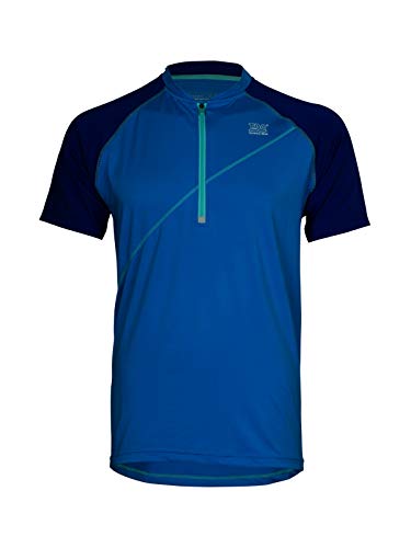 TAO Sportswear Herren Kurzarm Laufshirt Pulse Running, Bali/Cobalt, 48 von TAO Sportswear