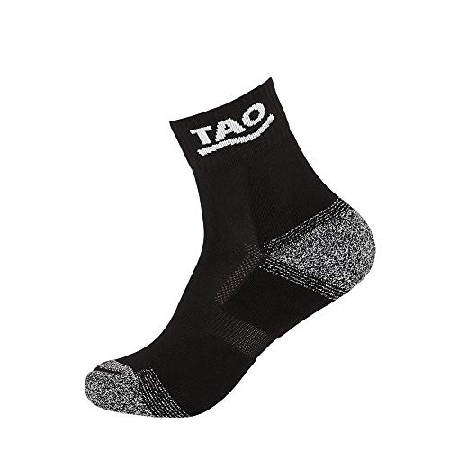 TAO. Einfach Laufen. Geruchsneutralisierende Socken | Blasenfrei Laufen | Nachhaltig & fair Running Socks Black 43-46 von TAO Sportswear