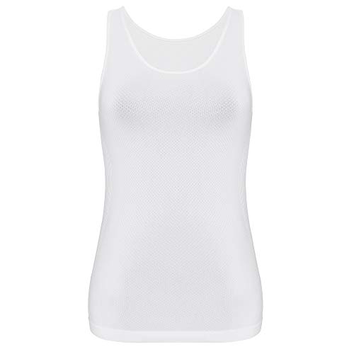 TAO. Einfach Laufen. Nahtloses Damen Funktionstop | Nachhaltig & fair Tank TOP White 42 von TAO Sportswear