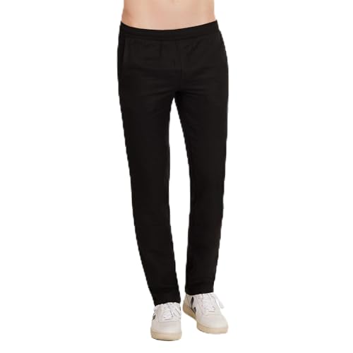 TAO Couletto Sportswear Herren Lange dünne Freizeithose aus Lyocell Timmy Black 25 von TAO Sportswear