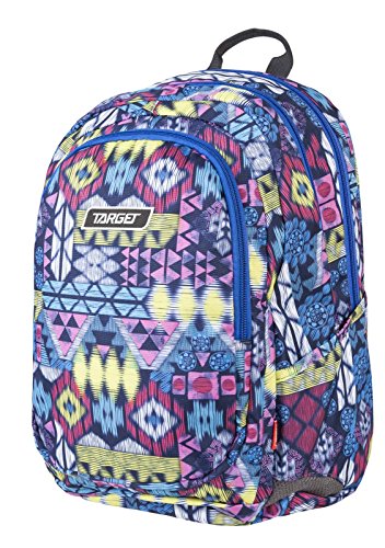 Target Large 3 Zip Schulrucksack, 41 cm, Mehrfarbig (Multicolore) von TARGET