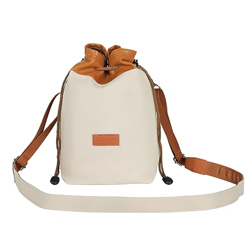 TARION Objektivbeutel mit Tragegurt, Objektivtasche aus Canvas PU Leder, Gepolstert Schutzbeutel Kameratasche Groß für DSLR Kamera Objektive TARION Objektivbeutel mit Tragegurt, Objektivtasche aus Canvas PU Leder, Gepolstert Schutzbeutel Kameratasche Groß für DSLR Kamera Objektive von TARION
