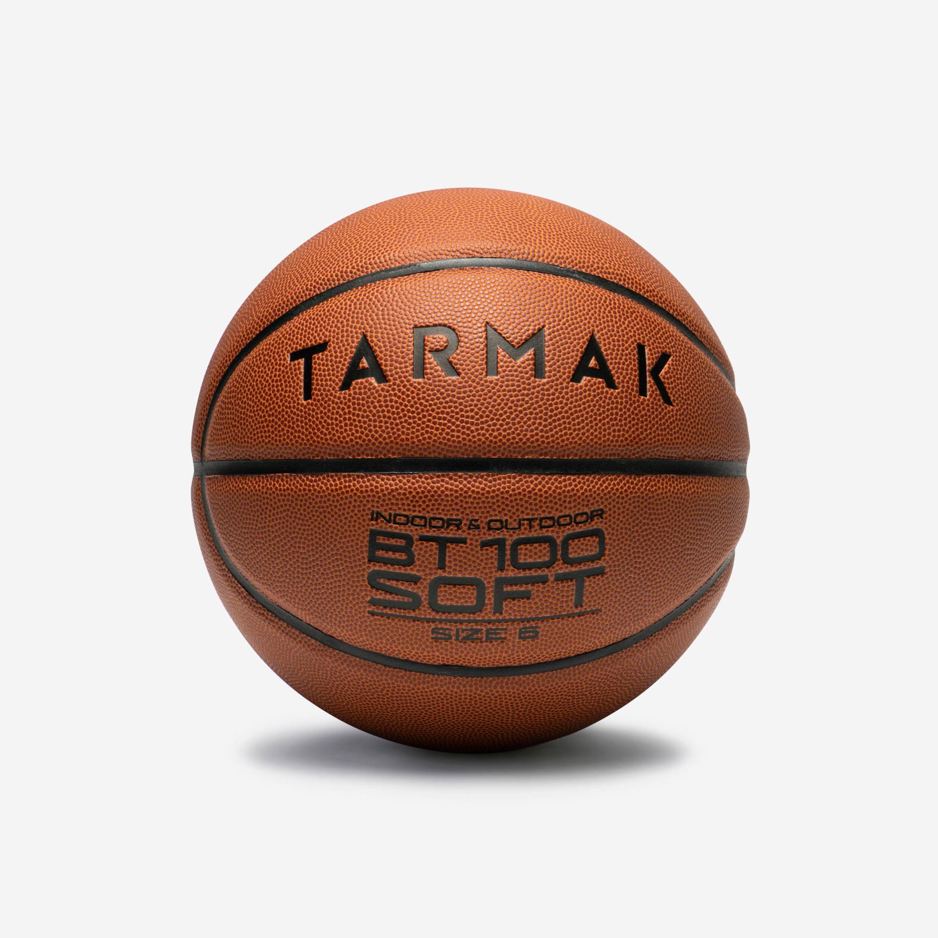 Basketball BT100 Größe 6 Kinder und Damen orange von TARMAK