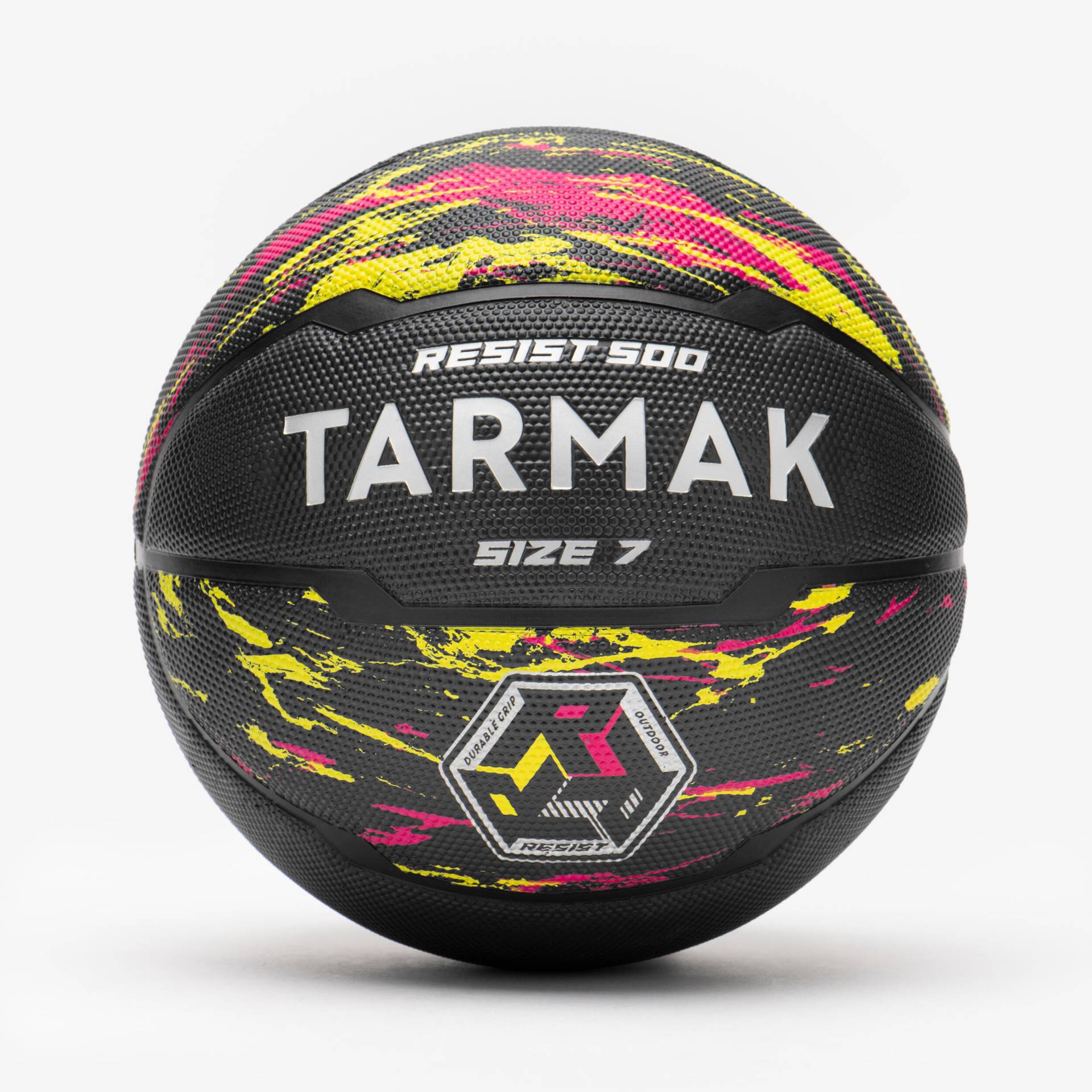 Basketball Grösse 7 - R500 rot/gelb von TARMAK